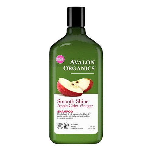 Avalon Smooth Shine Apple Cider Vinegar Shampoo, 11 Oz